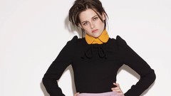 Woman Kristen Stewart Actress Simple Background