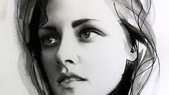 Woman Kristen Stewart artwork