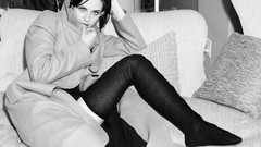 Woman Kristen Stewart monochrome