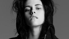 Woman Kristen Stewart monochrome