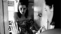 Woman Kristen Stewart monochrome Actress mirrors