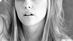 Woman Kristen Stewart monochrome Actress portraits