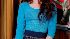 Woman lace freckles models open mouth redheads Elle Alexandra