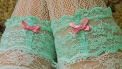 Woman lace legs stockings lingerie white stockings body parts