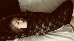 Woman lace piercings pierced