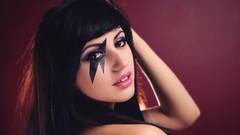 Woman lady gaga brunettes cosplay gaga