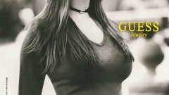 Woman Laetitia Casta monochrome blondes models