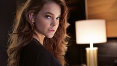 Woman Lamps earrings blue eyes brunettes models barbara palvin