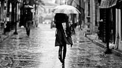 Woman Landscapes nature monochrome