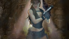Woman lara croft video games