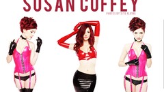 Woman latex corset susan coffey redheads panties