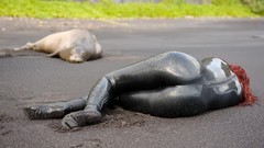 Woman latex models Bianca Beauchamp