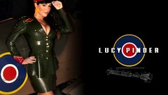 Woman latex models Lucy Pinder