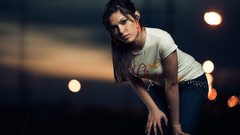 Woman Latina earrings Alejandra