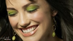 Woman laughing models minka kelly