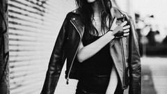 Woman leather victoria justice