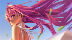 Woman leaves redheads long