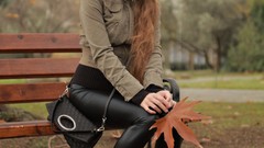 Woman leggings ukrainian Met-Art magazine Milena D