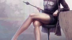 Woman legs artwork miniskirts teachers