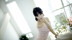 Woman legs asians models black hair Korean Im Soo Yeon