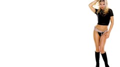 Woman legs blondes boots Elsa Pataky