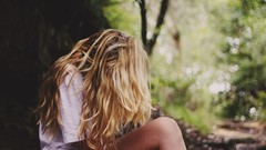 Woman legs blondes models