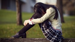 Woman legs brunettes