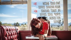 Woman legs models redheads boobs Veronica Ricci