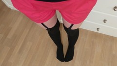 Woman legs stockings black stockings body parts