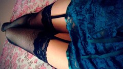 Woman legs stockings lingerie black lingerie fishnet stockings 