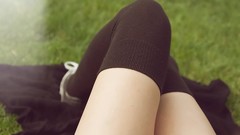 Woman legs tattoos brunettes