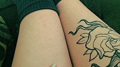 Woman legs tattoos models