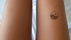 Woman legs tattoos models