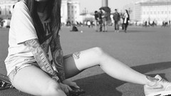 Woman legs tattoos models