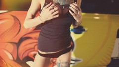 Woman legs tattoos models boobs Bantik Boy