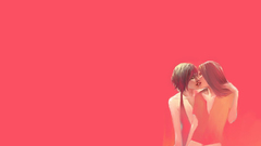 Woman lesbians kissing kissing