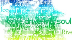 Woman lights artist Typography Lights Valerie Poxleitner Lights 