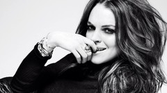 Woman Lindsay Lohan fingers