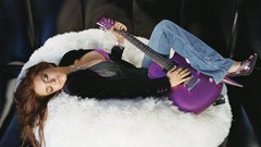 Woman Lindsay Lohan models