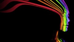 Woman lines trance minimalistic