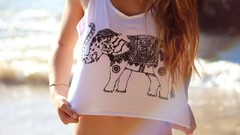 Woman lingerie brunettes