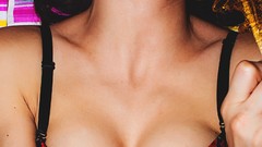 Woman lingerie brunettes bra boobs AEON12 Nikita Kalinin