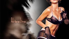 Woman lingerie brunettes models adriana lima