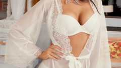 Woman lingerie brunettes models Monika Pietrasinska