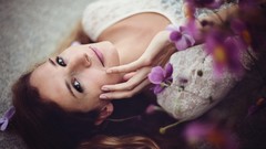 Woman lingerie brunettes models panties