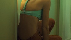 Woman lingerie brunettes models photo shoot bikini Janell 