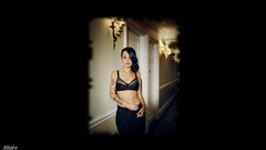 Woman lingerie brunettes singers Alizée