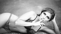 Woman lingerie models