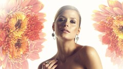 Woman lingerie models