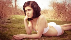 Woman lingerie piercings models panties Neon Lynxie